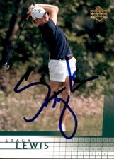 Stacy Lewis Signed 2012 UD SP